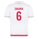 AS Monaco Denis Zakaria #6 Domaci Dres 2025-26 Kratak Rukav AS Monaco Denis Zakaria #6 Domaci Dres 2025-26 Kratak Rukav